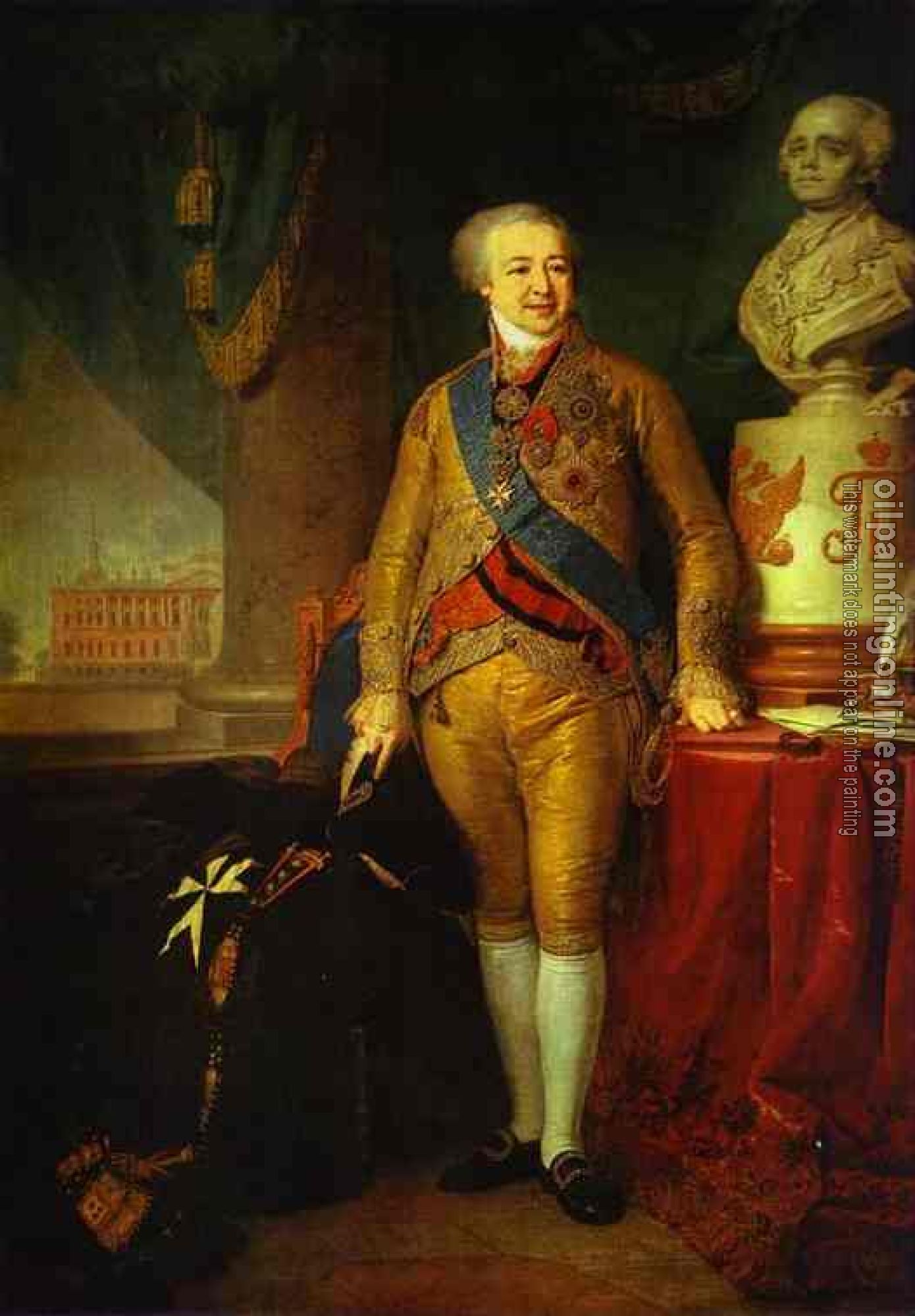 Vladimir Borovikovsky - Portrait of Prince A. B. Kurakin